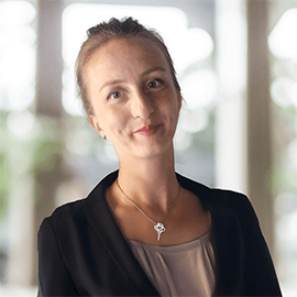 Kundenmanagerin Marija Karaevska